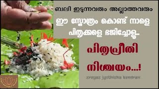 പിതൃ സ്തോത്രം (അർഥ സഹിതം) II PITHRU STOTRAM II