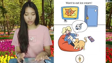 Brain Find Level 119 Want to eat ice cream Walkthrough