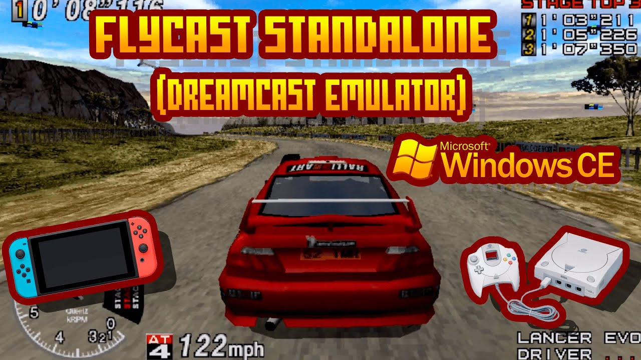 Dreamcast Emulator Flycast Standalone (Nintendo Switch) Testing Windows CE Games YouTube