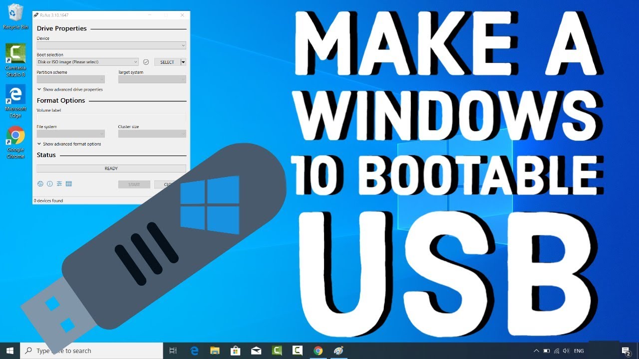How To Make A Windows 10 Bootable USB Flash Drive (2020 ...