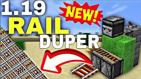 Minecraft 1.19 : How To Build UNLIMITED {Rails Duper Glitch} || Easy Rail Duplicator Tutorial!