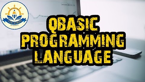 QBASIC PROGRAMMING LANGUAGE || REM STATEMENT || LET STATEMENT || CLS STATEMENT || INPUT STATEMENT