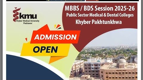 KMU MBBS / BDS 2025 Admission Procedure Explained in Detail | MDCAT 2025 | Medical Maven