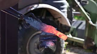 Forging An Aebl Stainless Steel Bowie Knife With No Power Tools