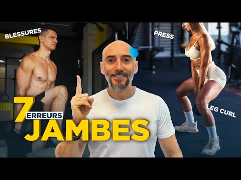 7 mistakes that prevent you from building leg muscles!
