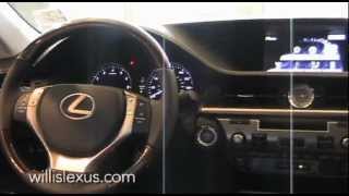 Inside the Redesigned 2013 Lexus ES 350 at Willis Lexus in Des Moines, Iowa