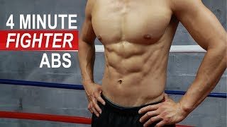 Get FIGHTER ABS In 4 Mins (In-Home Core Workout)