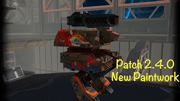 New paintwork! War Robots. [Test Server 2.4.0]