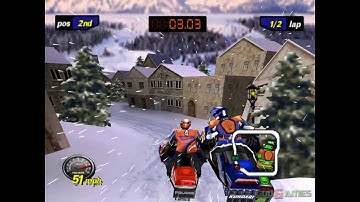 Polaris SnoCross - Gameplay PSX / PS1 / PS One / HD 720P (Epsxe)