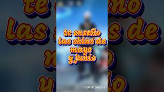 las skins de los pases booyah de mayo y junio 🤡😐#freefire #parati #shortgamer #skins