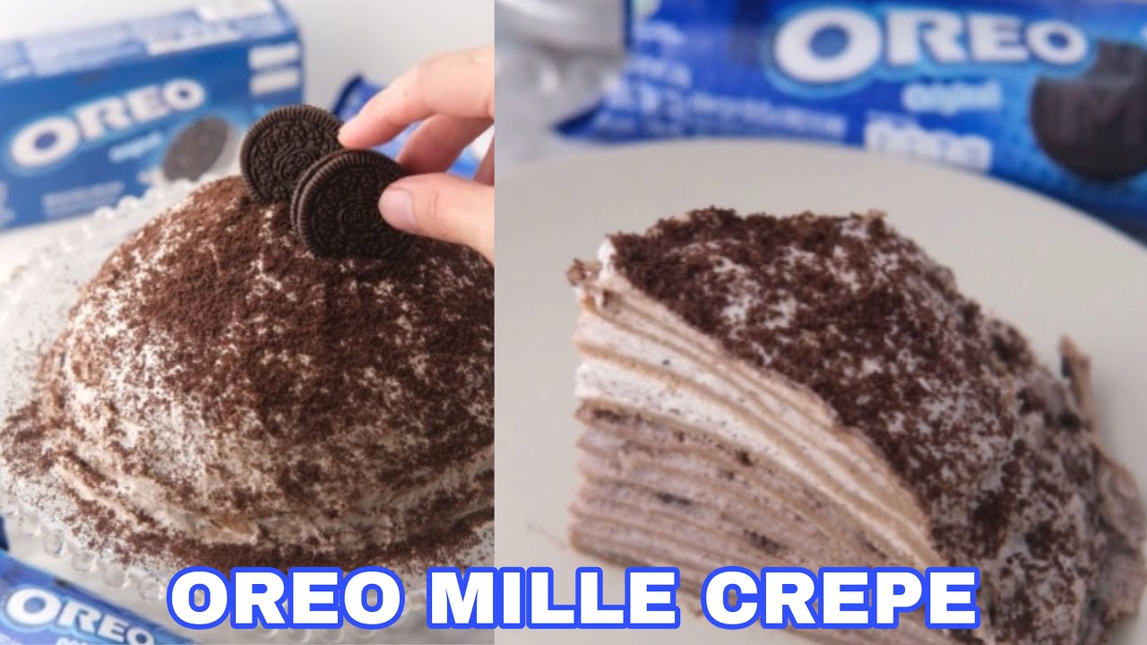 OREO MILLE CREPE CAKE YouTube