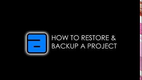 How to backup & restore a project  R.C.C. Building Design Software
