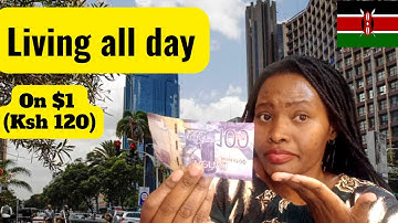 Surviving on $1 all day in Africa.(120 shillings)  Nairobi, Kenya