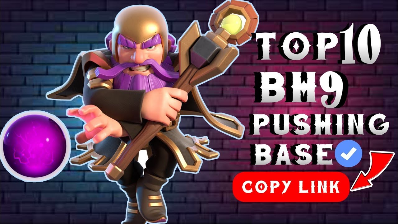 THE ULTIMATE BH9 TROPHY (deFense) Base 2022 Builder Hall 9 Trophy Base Design with Copy Link- COC