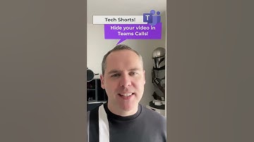 Hide your #MicrosoftTeams video in seconds! #Shorts #techtips