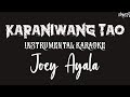 Joey Ayala | Karaniwang Tao (Karaoke + Instrumental)