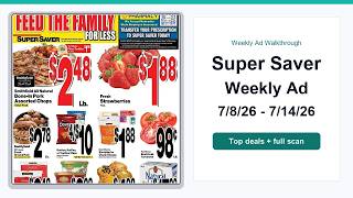 Super Saver Weekly Ad (7/8/26 - 7/14/26) Best Deals
