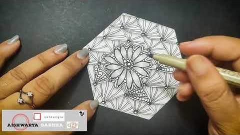 Tangle InSync#15 + Fluxism And Liberty Fans + Easy Zentangle Patterns + Weekly Series