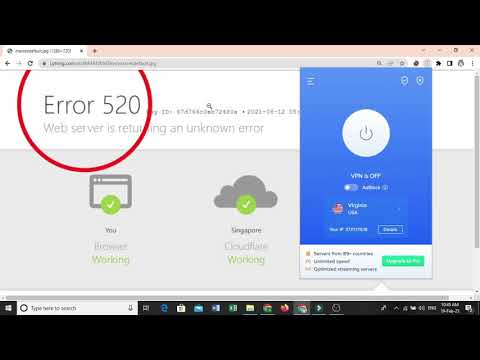 Error 520 | Web server is returning an unknown error | Host Error | 2023