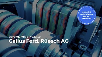 ERP Software Microsoft Dynamics NAV bei der Gallus Ferd. Rüesch AG