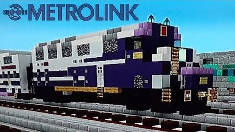 Minecraft Metrolink EMD F59PH Train Tutorial