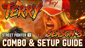 Classic TERRY Combos & Setup in Year3【STREET FIGHTER 6】