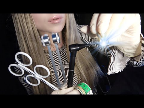 ASMR Ear and Eye Exam, Doctor Care Roleplay, Face, Personal Attention, Orbital Cranial Nerve Exam