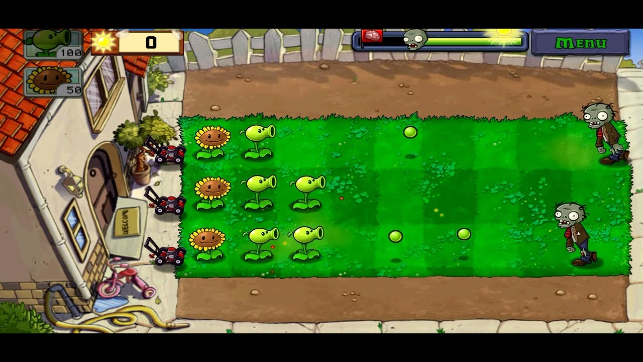 Plants VS Zombies 🎃lavel2