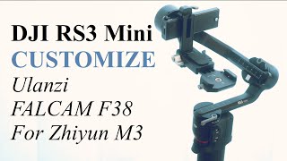 DJI RS3 Mini customized with Ulanzi Falcam F38 Quick Release