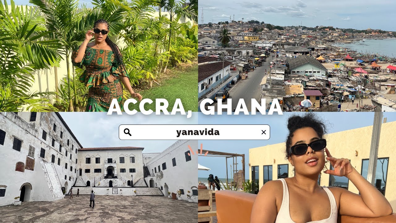 ACCRA, GHANA TRAVEL VLOG Cape Coast, Elmina Castle, Restaurants, Spa