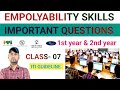 Empolyability skills Class- 07 1st & 2nd year