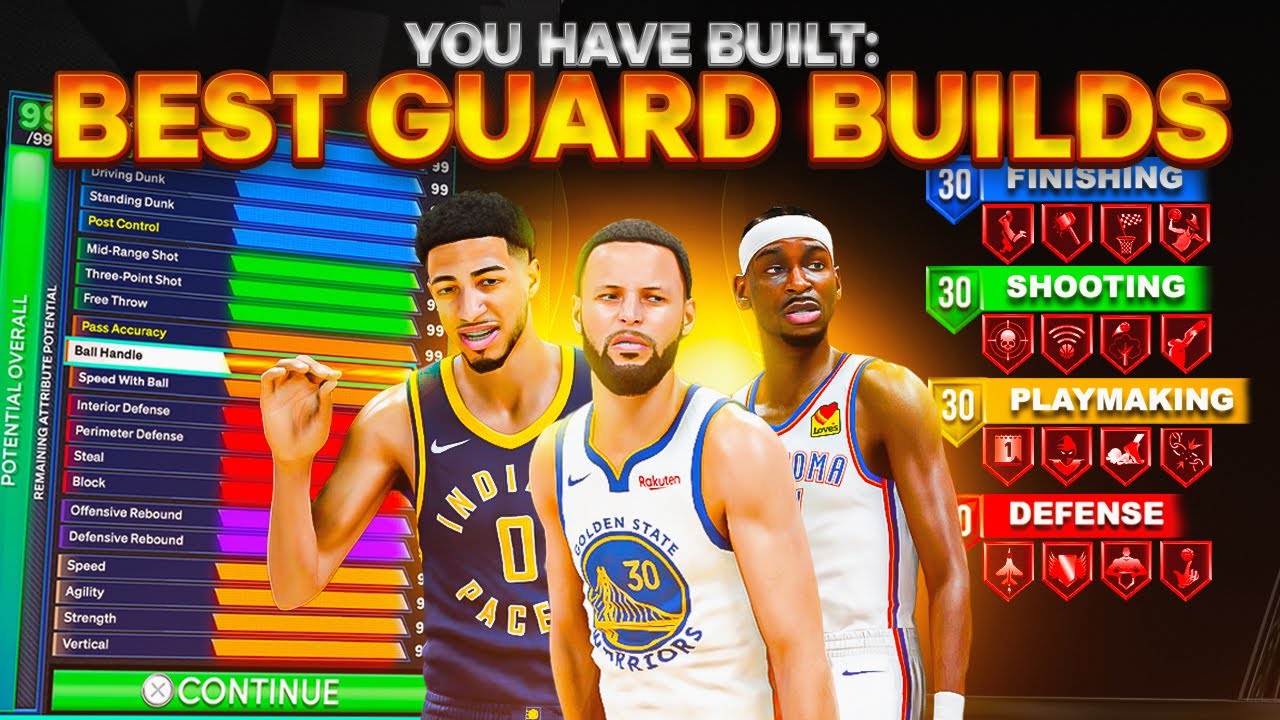 *NEW* BEST POINT GUARD BUILDS in NBA 2K26! ALL AROUND BUILDS! NO ...