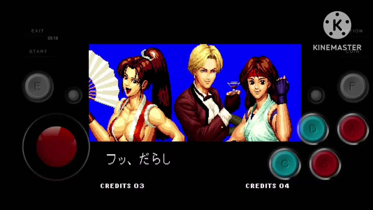 King Of Fighters 94 Arcade Women Fighters Team Team England 🇬🇧 