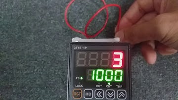 AUTONICS CT SERIES TEST INPUT FUNCTIONING