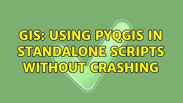 GIS: Using PyQGIS in standalone scripts without crashing
