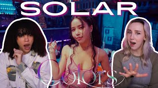 COUPLE REACTS TO 솔라 (Solar) 'Colors' Performance Video