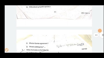 M.Sc previous zoology paper -1(Biosystematics and taxonomy)/2020.