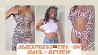 AliExpress try-on haul   review || affordable & trendy