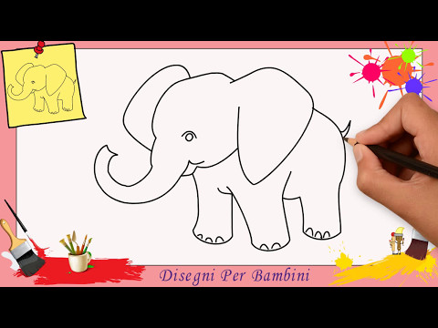 Video: Come Si Disegna Un Elefante