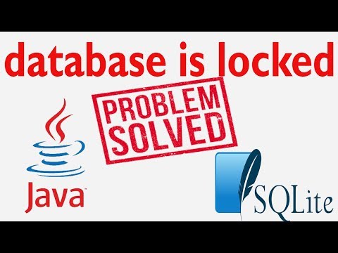 Java SWING #11 - Database is Locked in Java SQLite | Solved