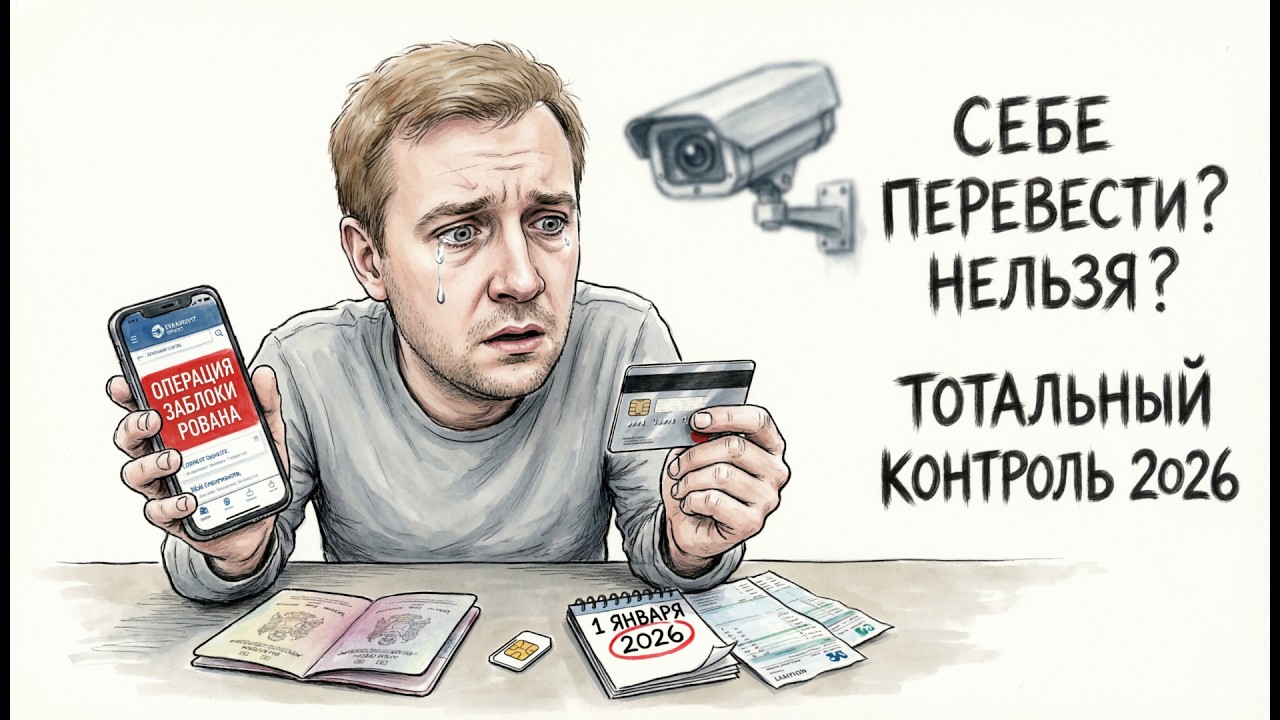 ЗАПРЕТИЛИ ПЕРЕВОД СЕБЕ ПО СБП? Как выжить в эпоху тотального контроля 2026 года