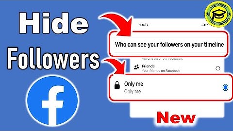 How To Hide Followers On Facebook [2025 UPDATE]