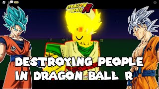 Destroying People In Dragon Ball R Dbr Part 11 Roblox