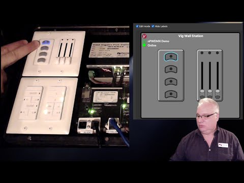 #5 - nPWDMX Vignette Wall Station broadcasting on 