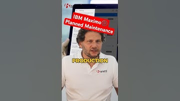 IBM Maximo®️ Planned Maintenance