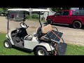 EZGO Solar Golf Cart