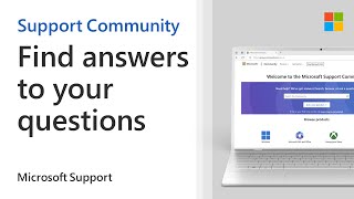 Finding Answers From The Support Community | Microsoft