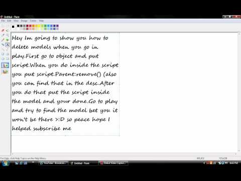 Roblox Model Delete Script Youtube - robloxmodel delete script youtube