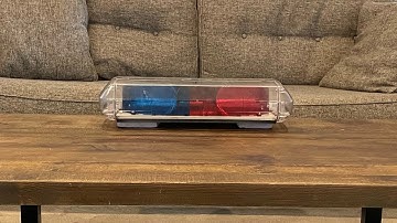 Code 3 XS8000 Intensity Mini Strobe Light Bar (pse red blue xs 8000 mini bar lightbar)
