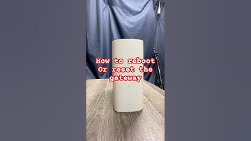 How to reset or reboot a bgw320 Att router fiber red blinking light troubleshooting